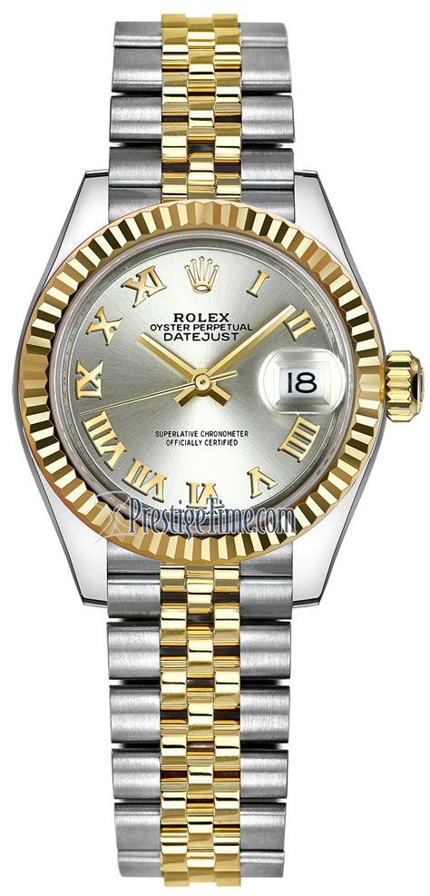 silver and gold rolex women's|rolex women price list.